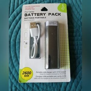 2600 mAh USB Portable External Backup Battery Charger Any USB Charged Device